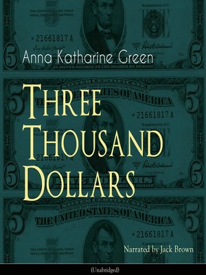 cover image of Three Thousand Dollars